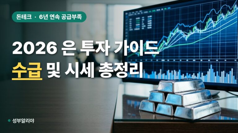 금은비율 골드실버래시오 2026 은 투자 실버바 시세표