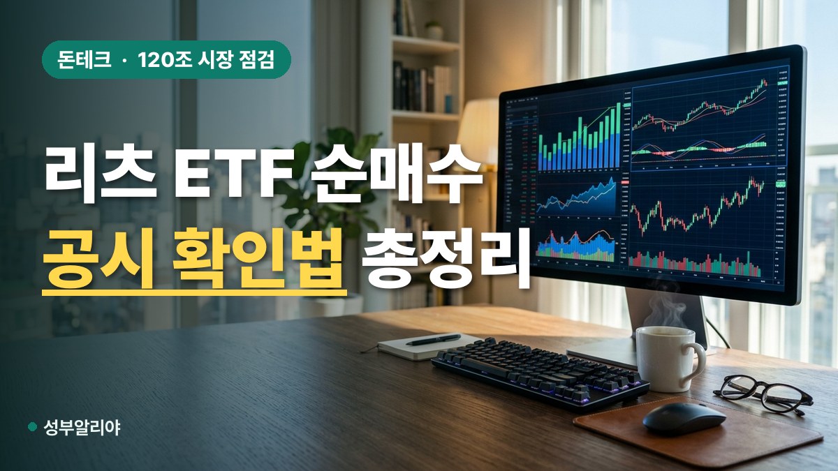 리츠 ETF 순매수 대표 이미지