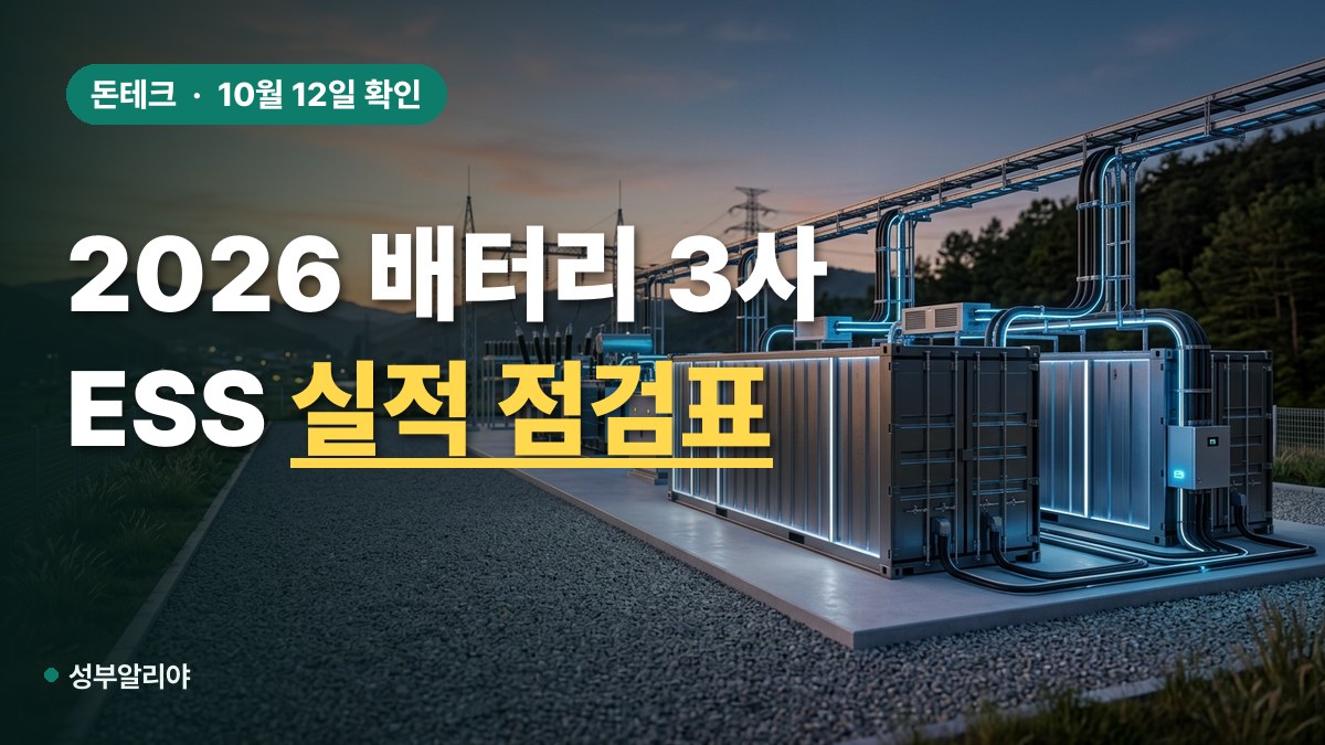 ESS 배터리 수혜주 대표 이미지