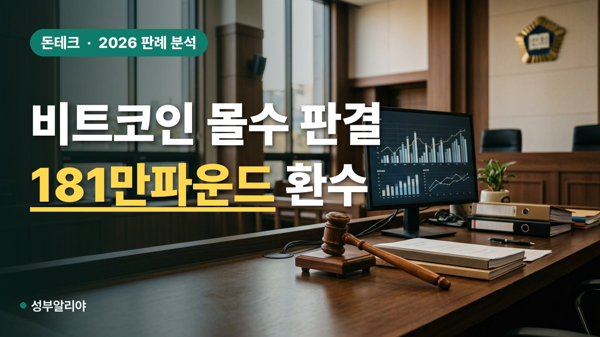 영국 비트코인 6만개 몰수 판결 가상자산 피해 대표 이미지
