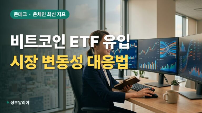 비트코인 ETF 핵심 지표 분석과 시장 변동성 대응 가이드