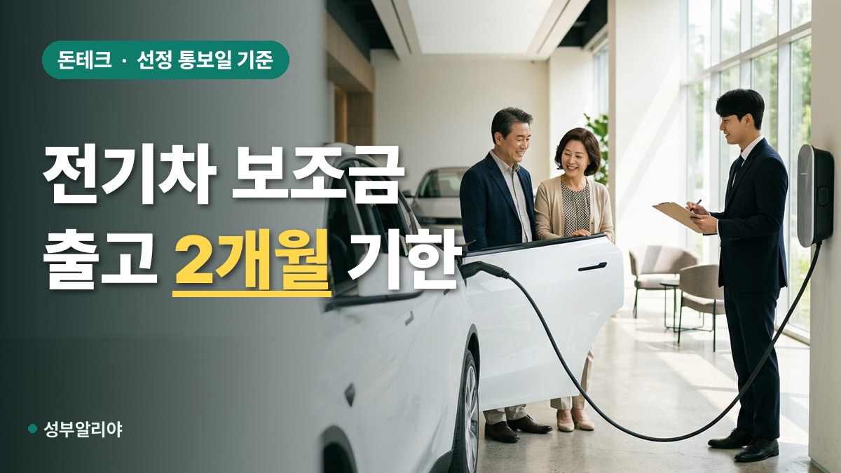 전기차 보조금 추가 지원 출고 지연 대표 이미지