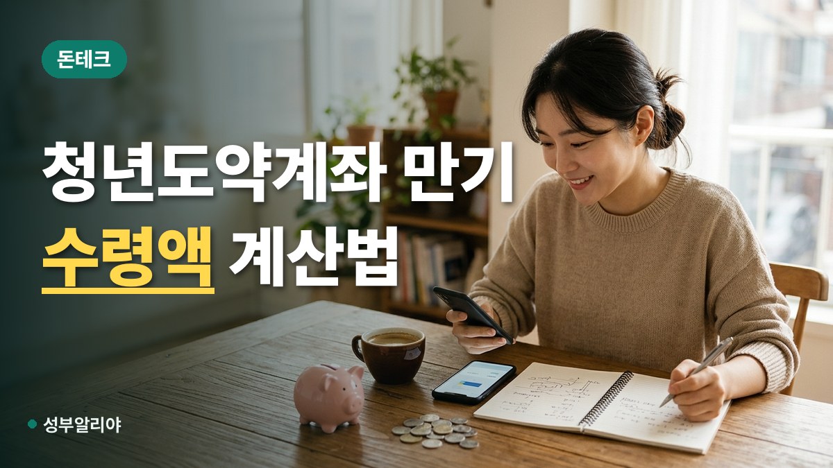 청년도약계좌 만기 수령액 계산 대표 이미지